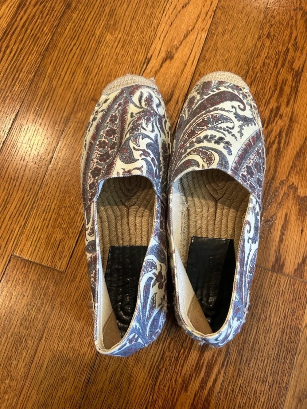 Isabel Marant Multicolor Canvas Espadrille / Size 39 /